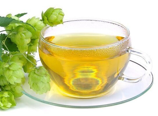 Decoction of hops for relaxation after penis enlargement exercises