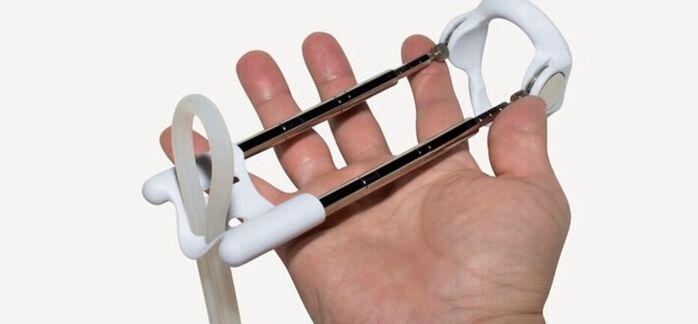 Extender for penis enlargement
